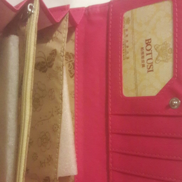 Pink and black Botusi wallet - Picture 3 of 8